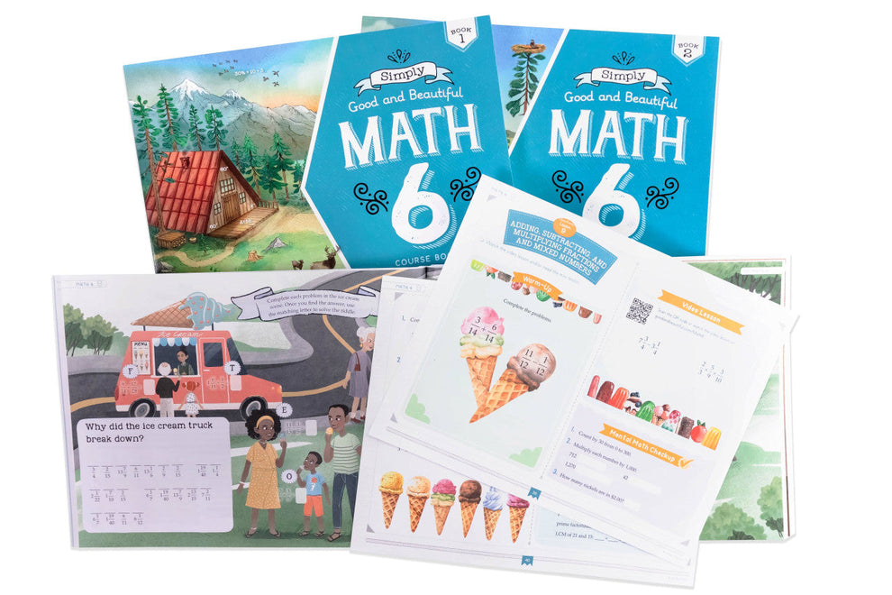 Math 6: Course Set – The Good and the Beautiful