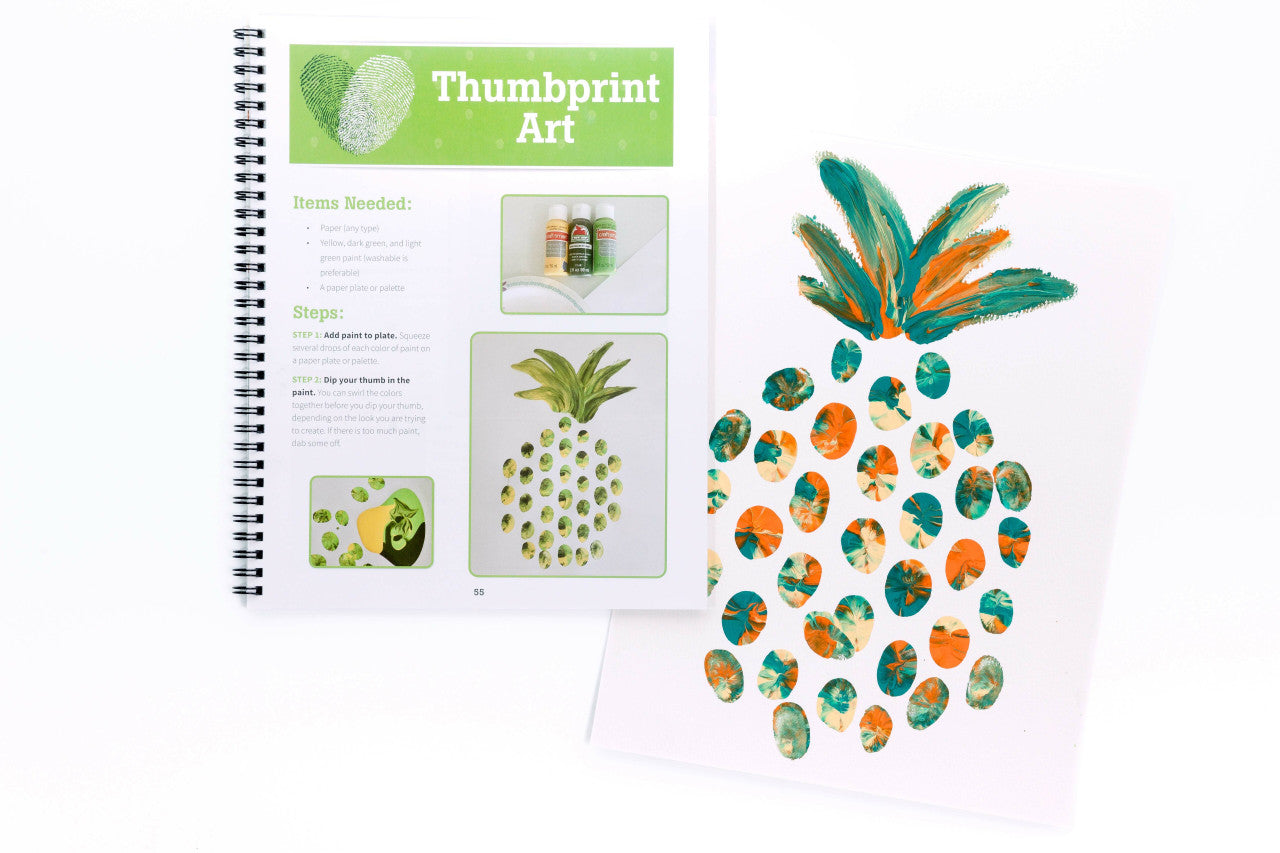 Creative Arts & Crafts Notebook: Physical + PDF Download
