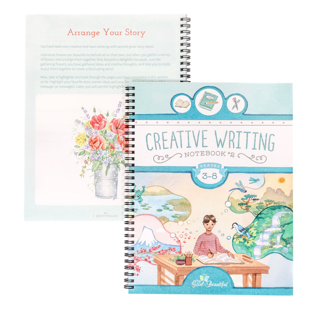 Creative Book Notes Creative Writing Notebook 2 – The Good and the Beautiful