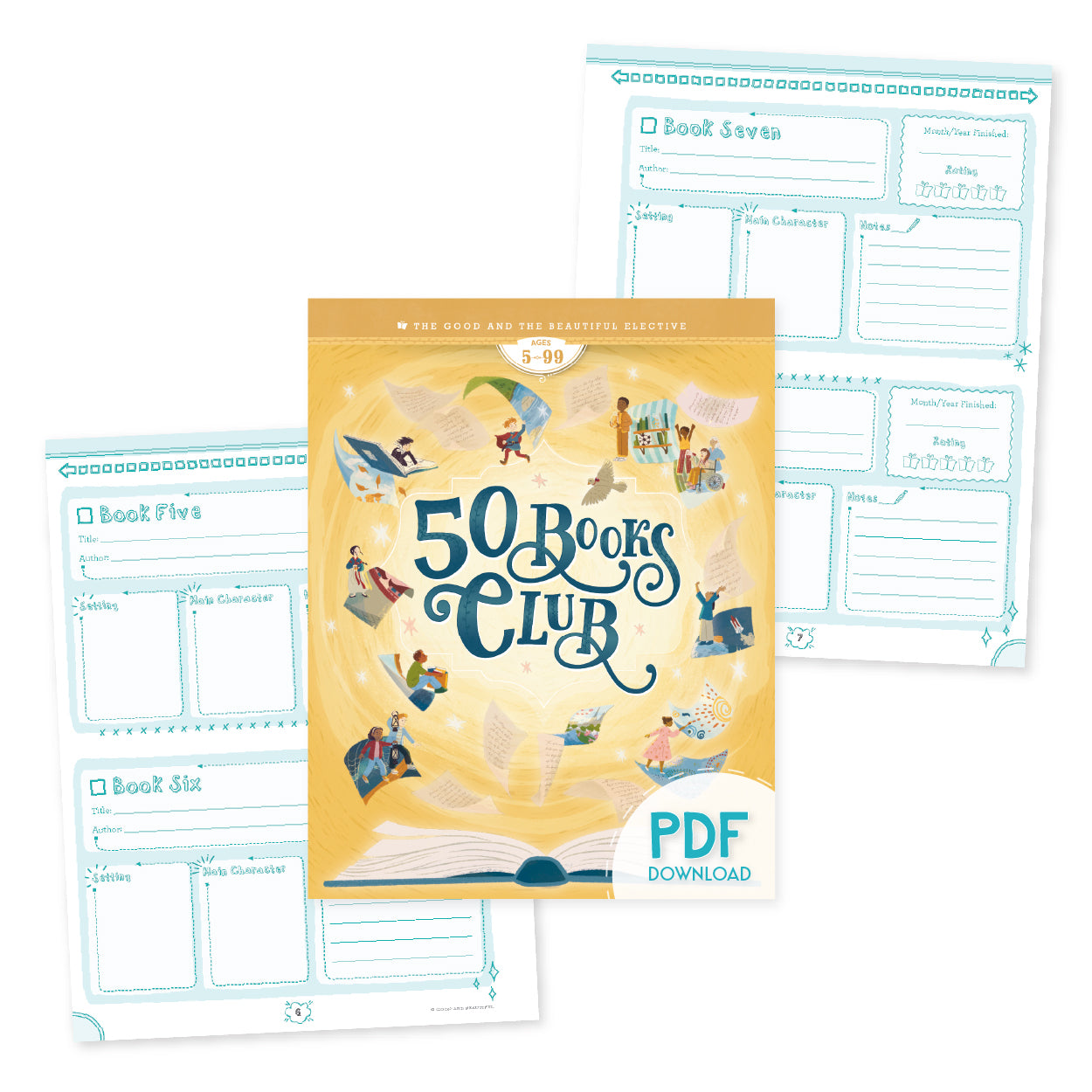 50 Books Club elective course PDF Download | The Good and the Beautiful