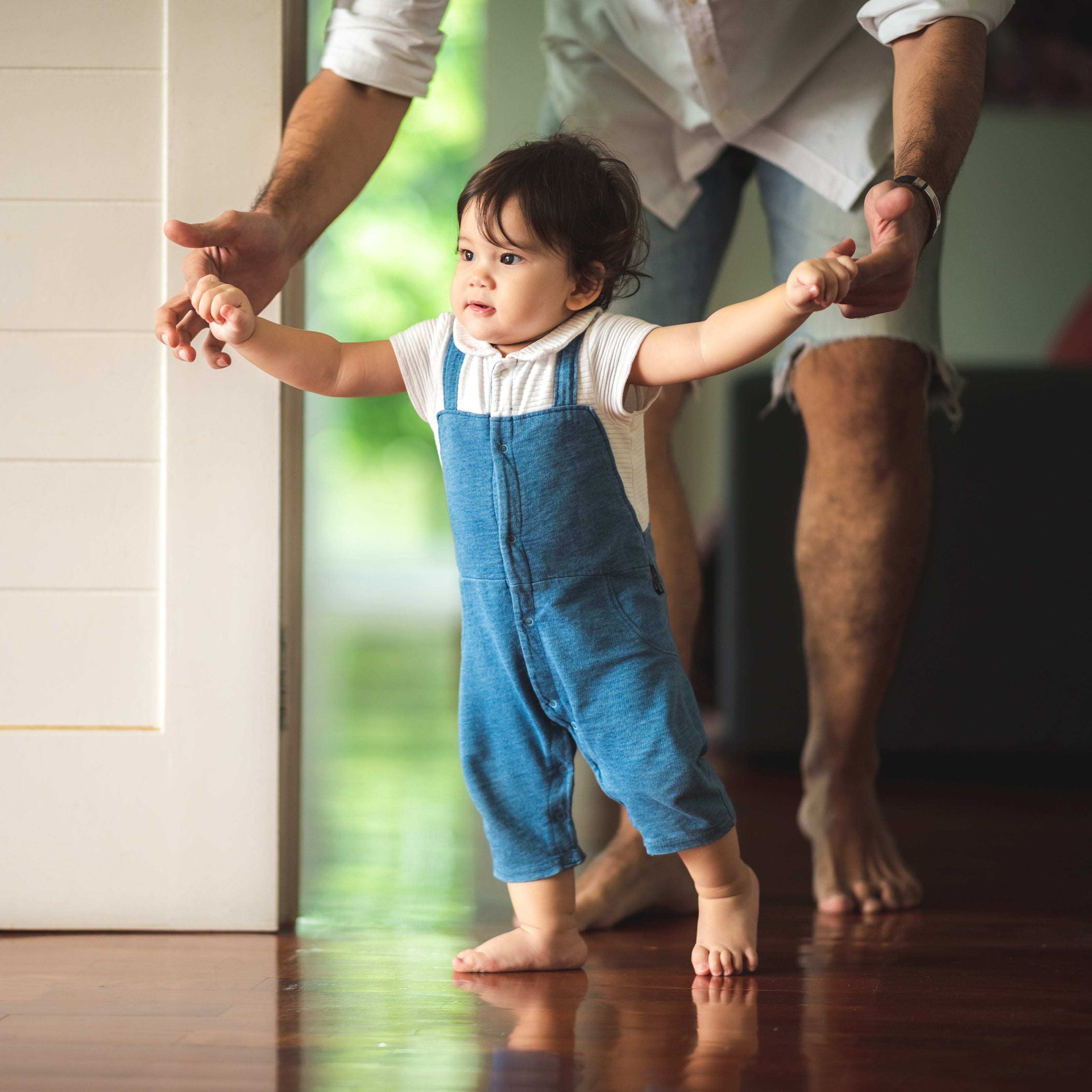 Young baby learning to walk | The Good and the Beautiful Blog