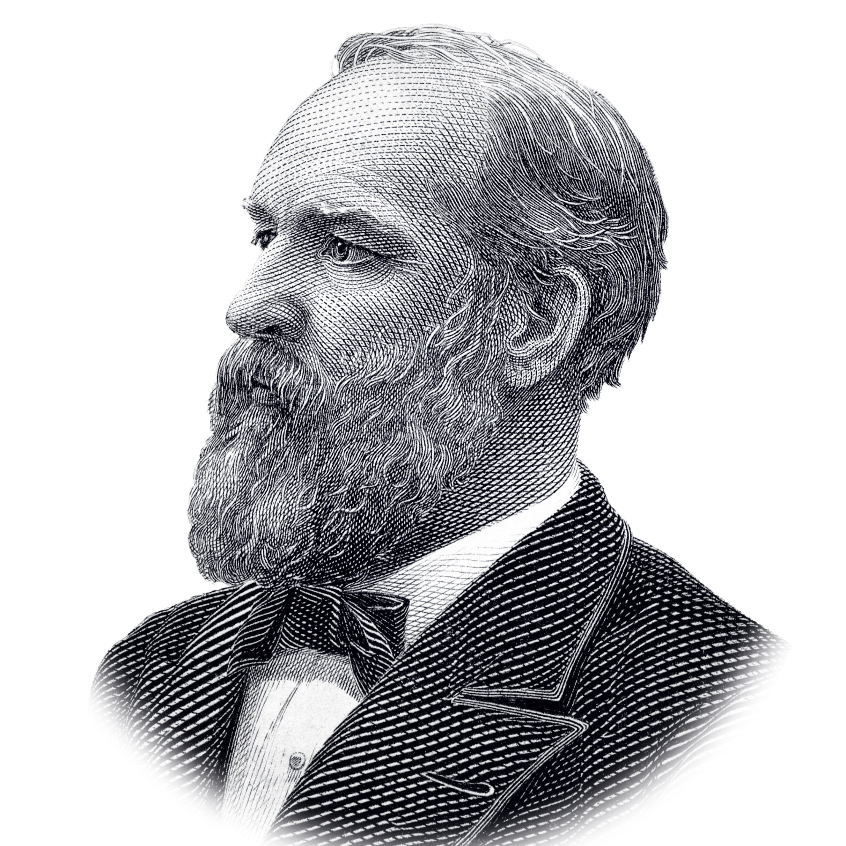 A black and white photo of James A. Garfield | The Good and the Beautiful