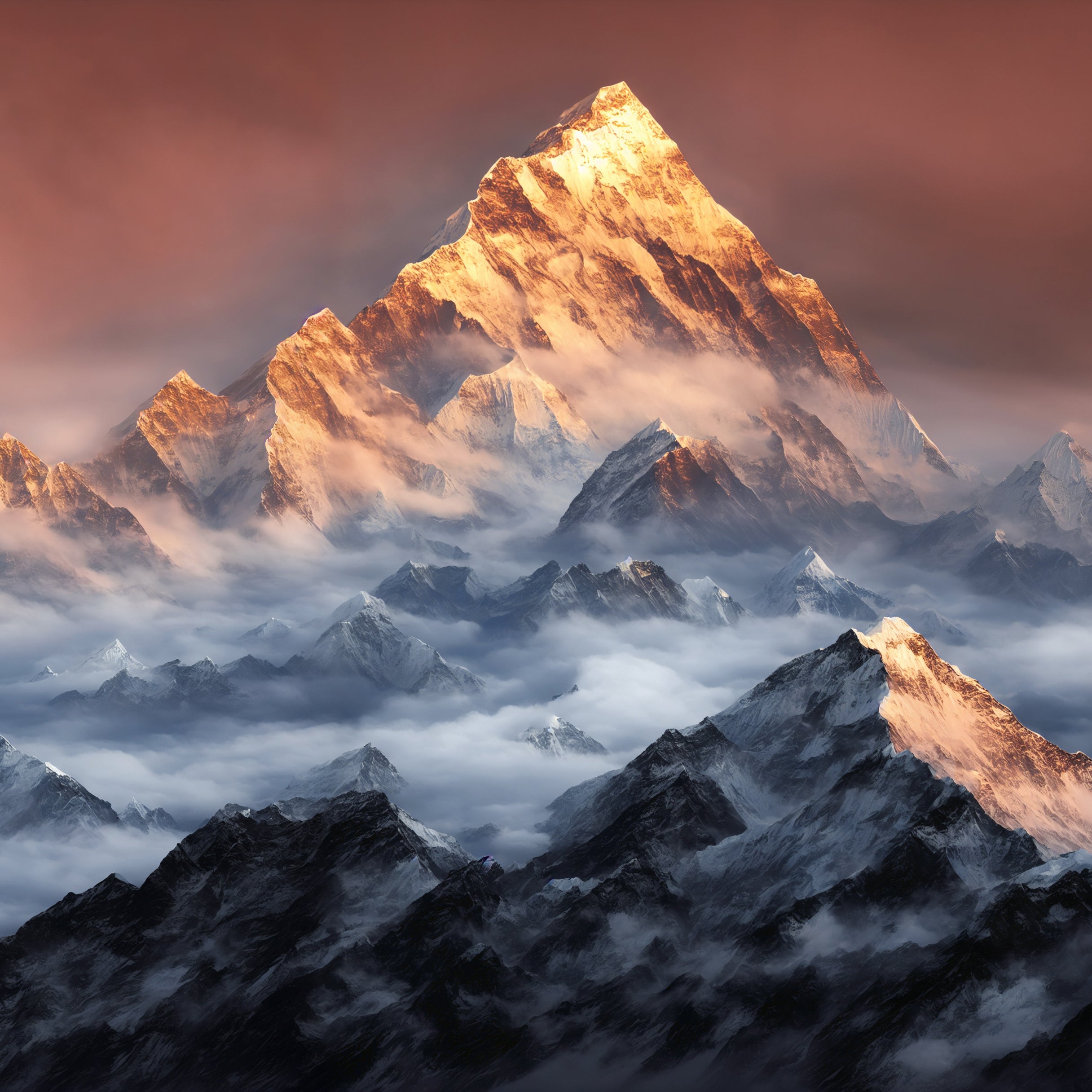 Stony mountains covered in fog | The Good and the Beautiful