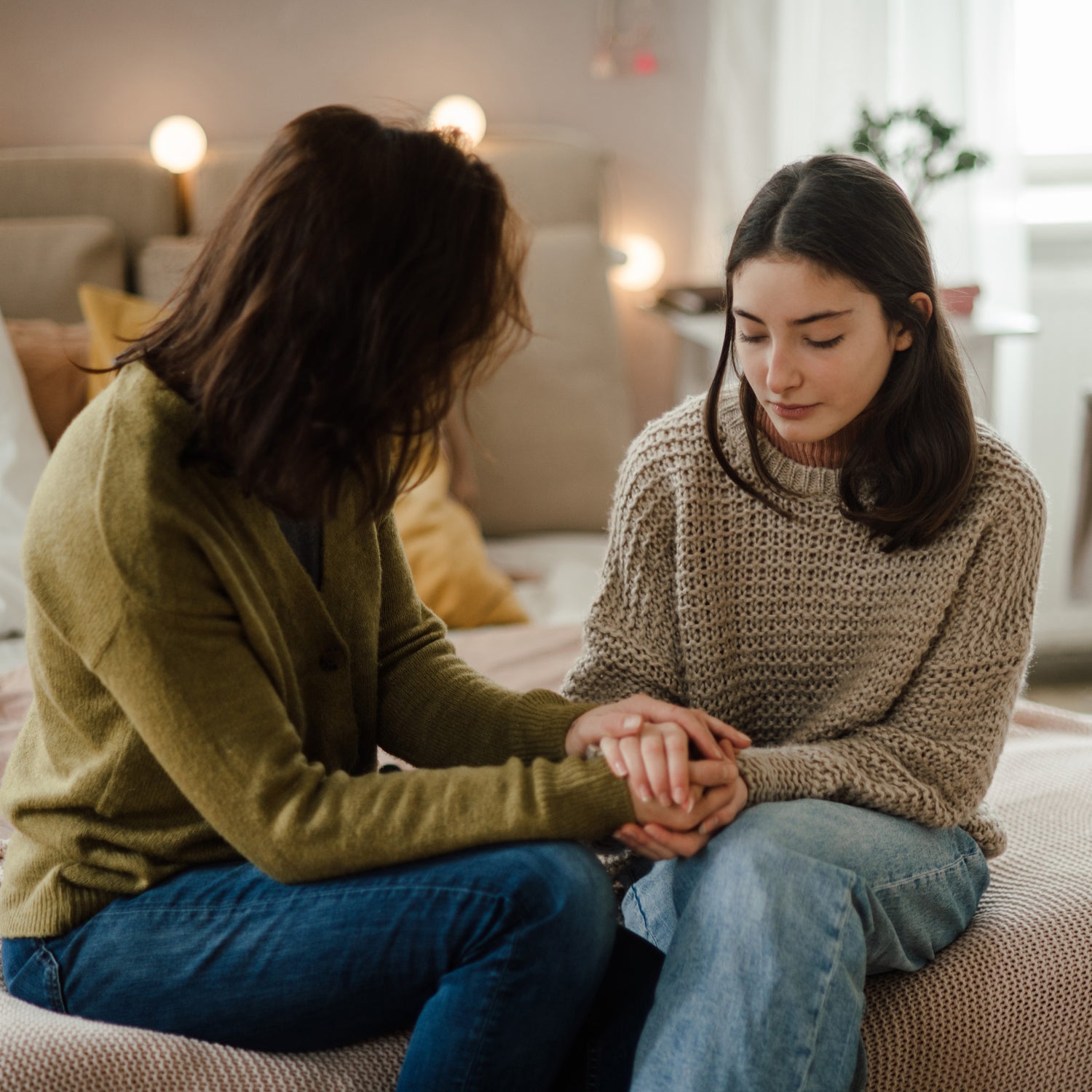 Mother and daughter talking openly, honestly, lovingly | The Good and the Beautiful