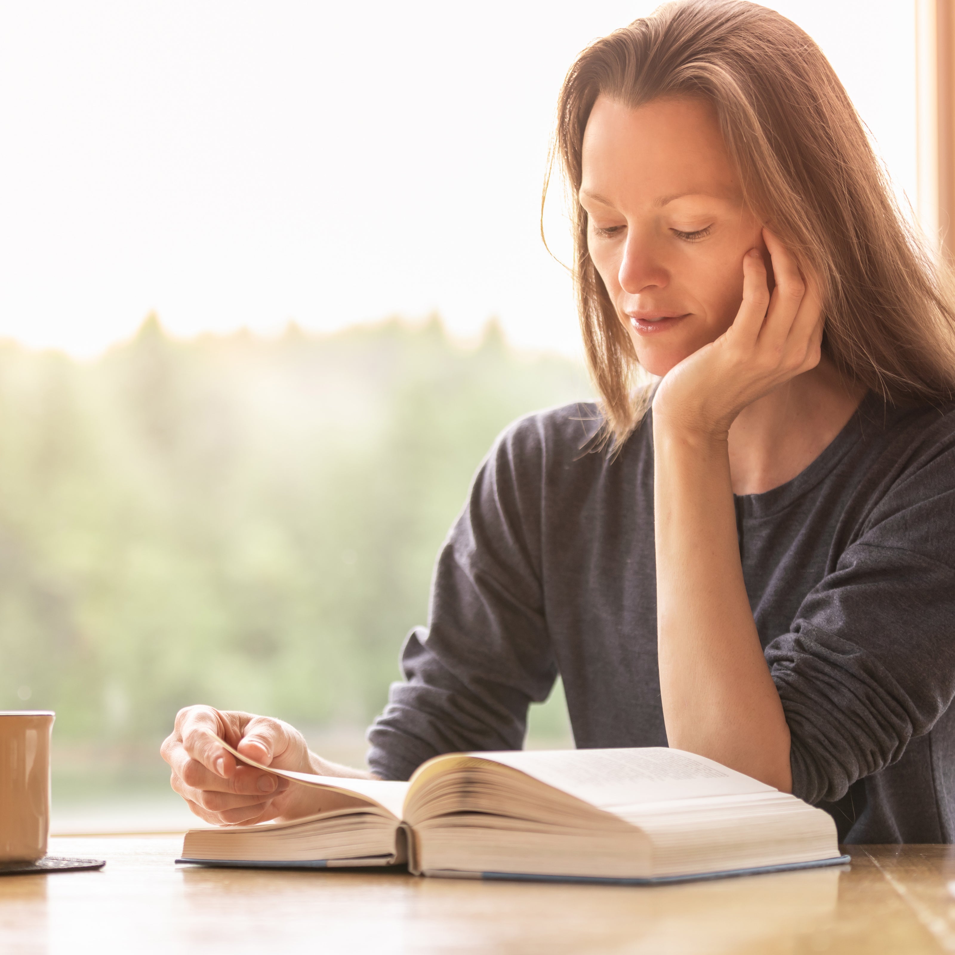 Mother reading
 | The Good and the Beautiful Blog