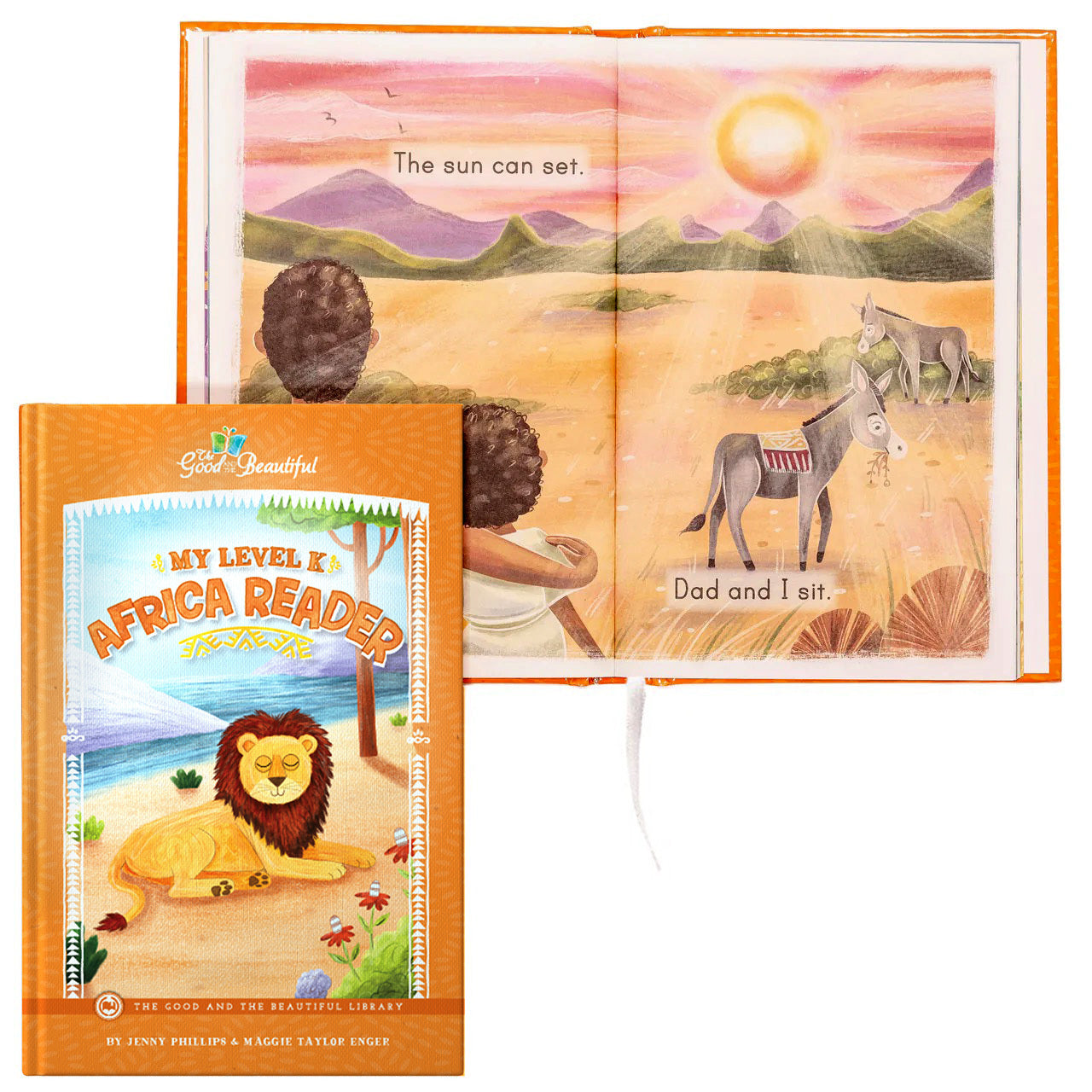 My Level K Africa Reader cover with a preview of two pages | The Good and the Beautiful