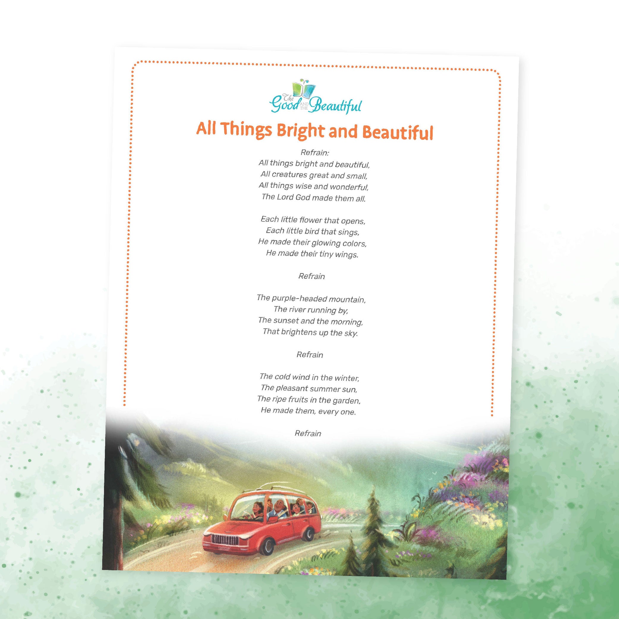All Things Bright and Beautiful PDF Download | The Good and the Beautiful