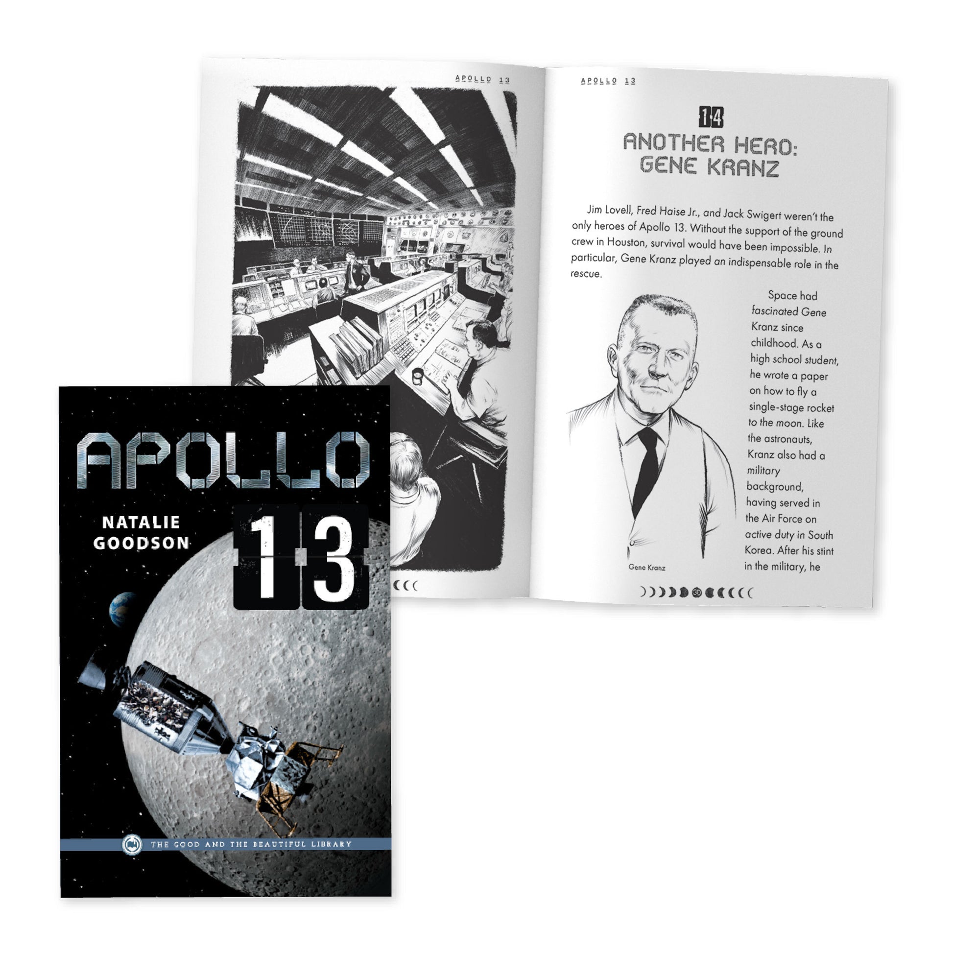 The book "Apollo 13" by Natalie Goodson with a preview of chapter 14 | The Good and the Beautiful