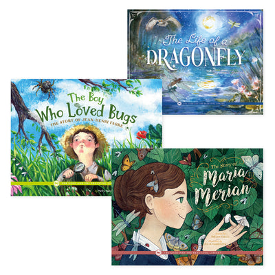 A collage of the three books from the Arthropods read-aloud book pack | The Good and the Beautiful