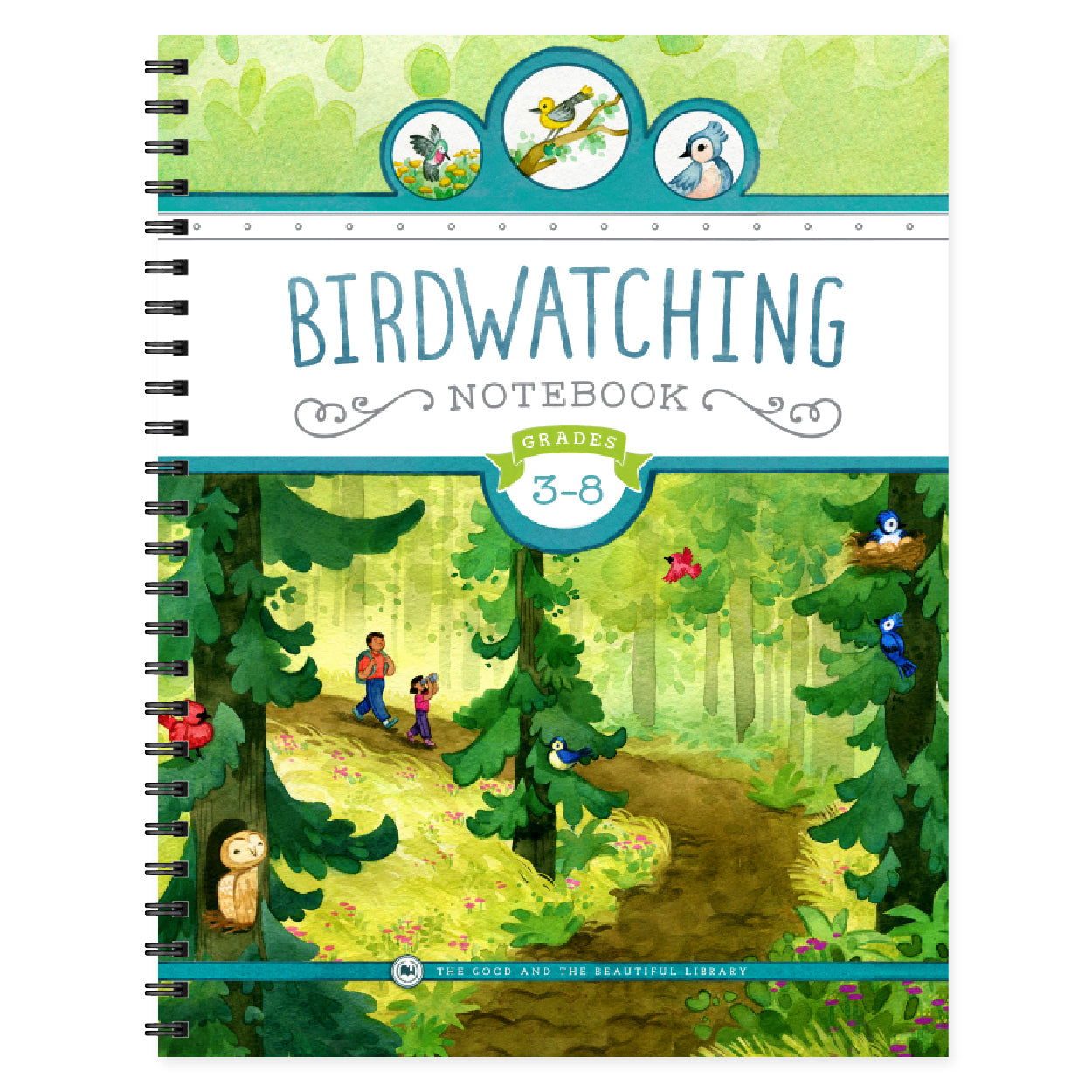Birdwatching Notebook for grades 3-8 cover | The Good and the Beautiful