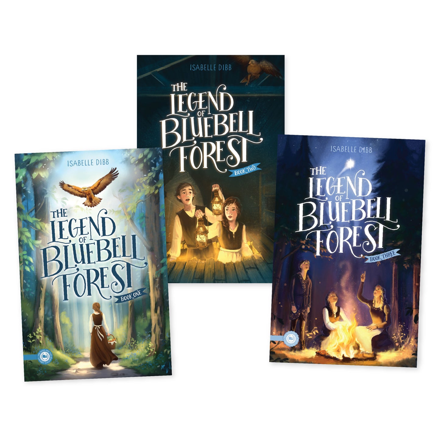 Covers of the book series "The Legend of Bluebell Forest" by Isabelle Dibb | The Good and the Beautiful