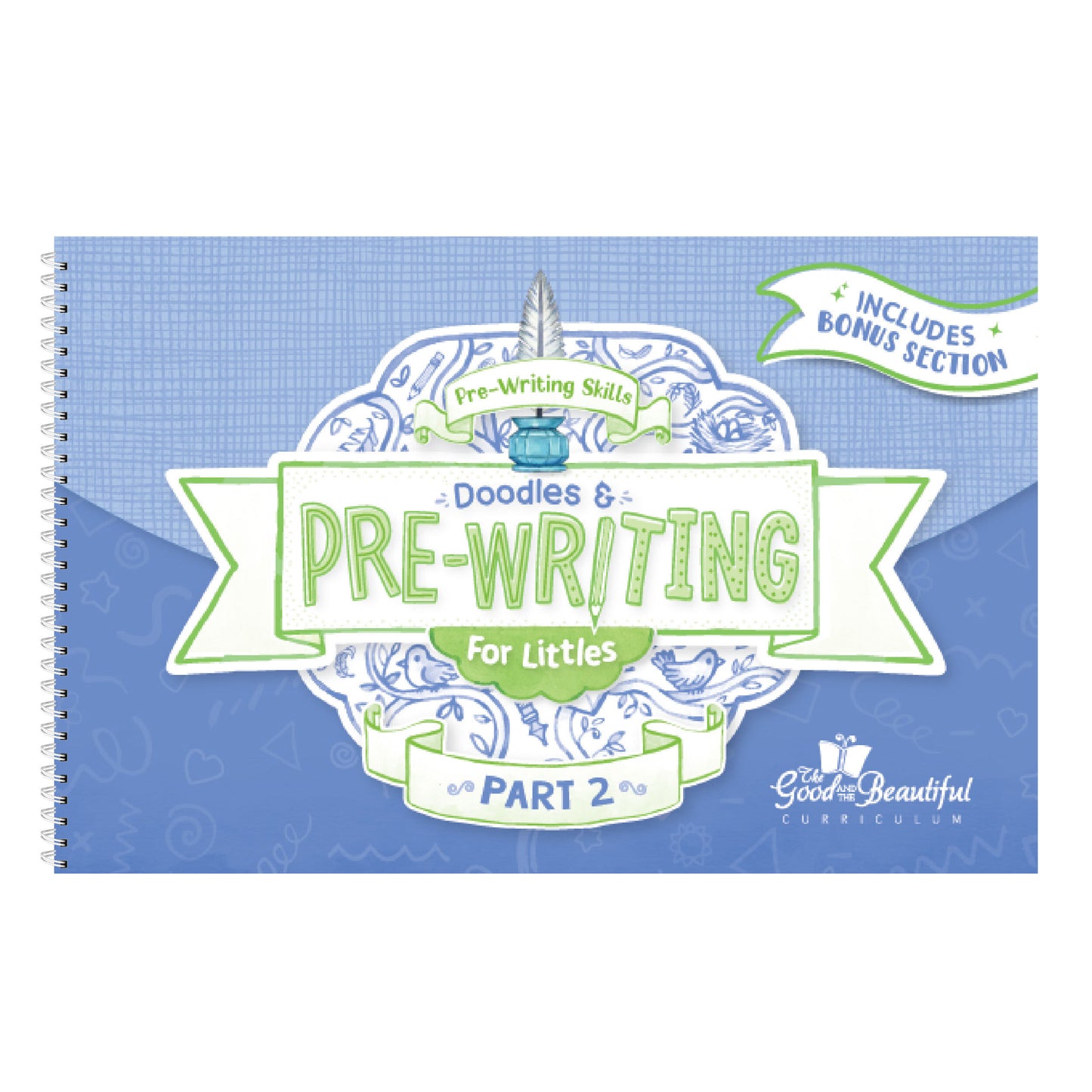 Handwriting Workbook: Doodles and Pre-Writing for Littles Part 2