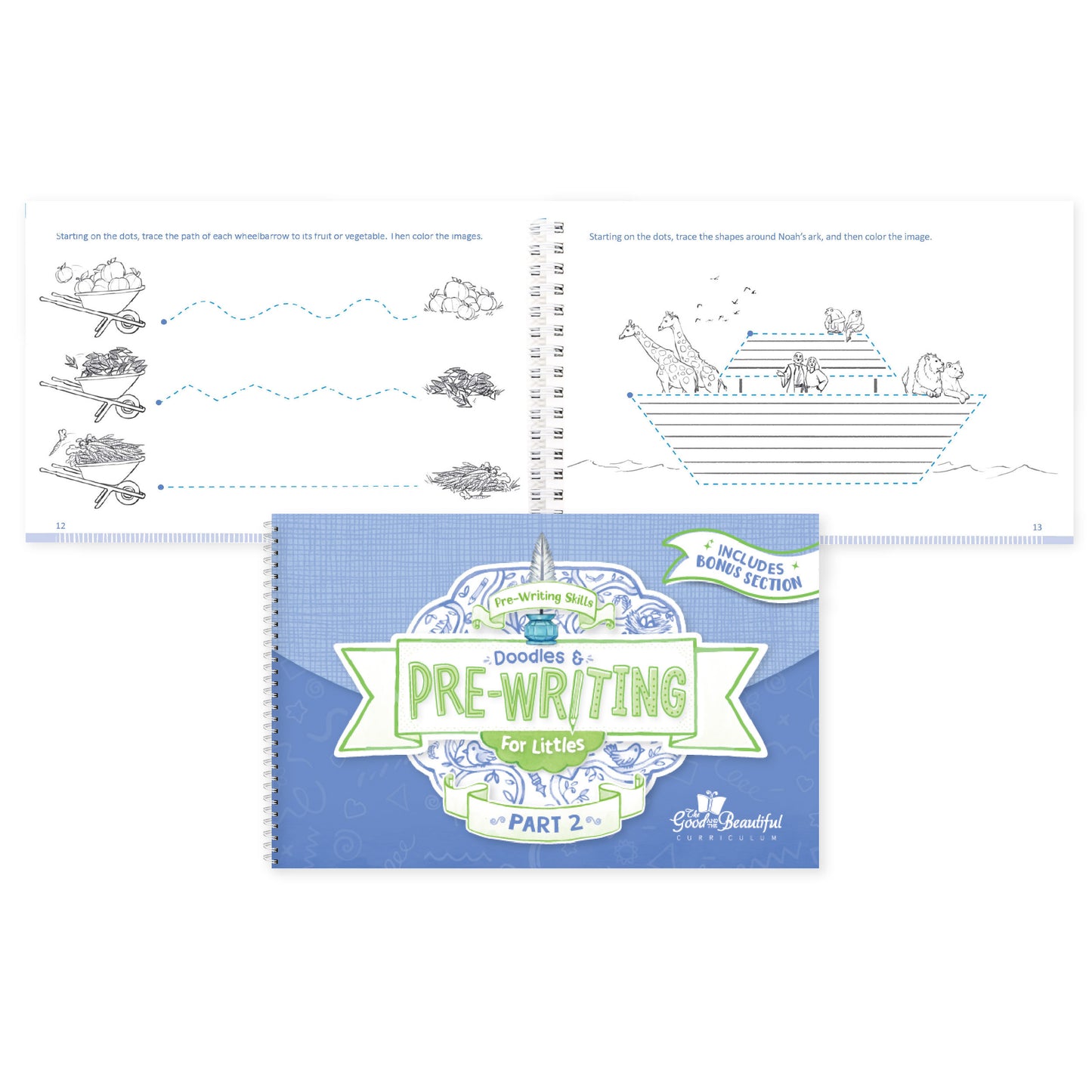 Handwriting Workbook: Doodles and Pre-Writing for Littles Part 2