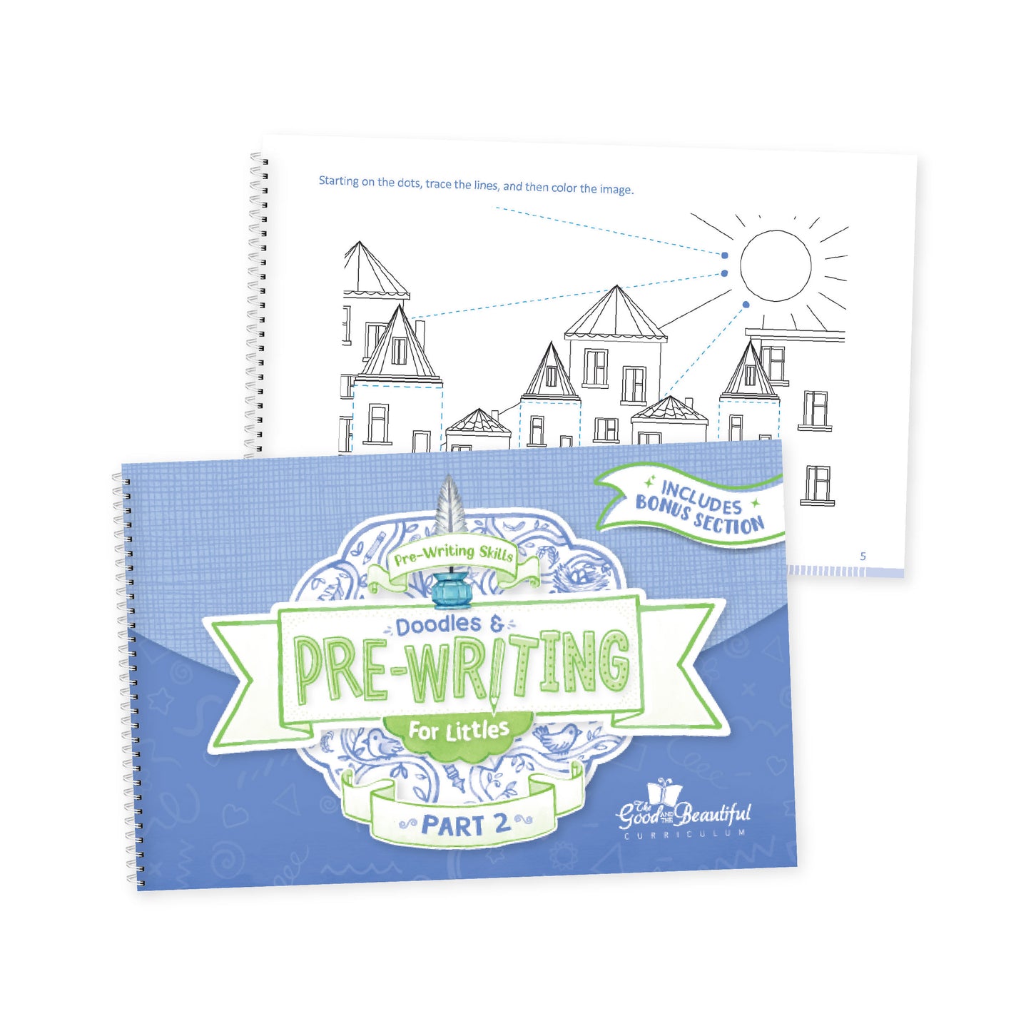 Handwriting Workbook: Doodles and Pre-Writing for Littles Part 2