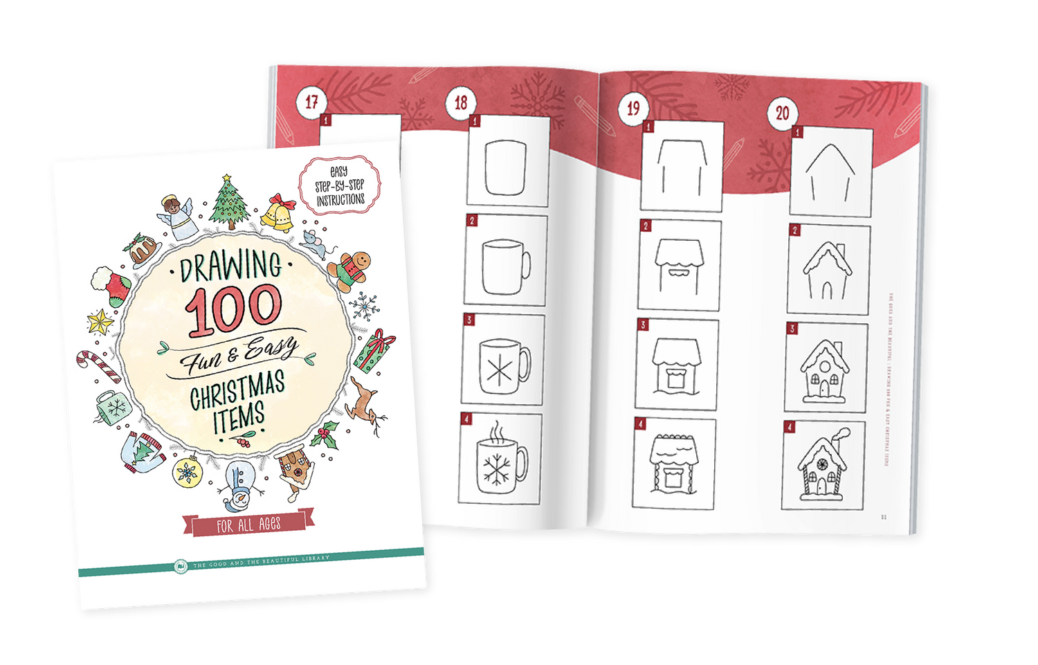 Drawing 100 Fun & Easy Christmas — The Good and the Beautiful