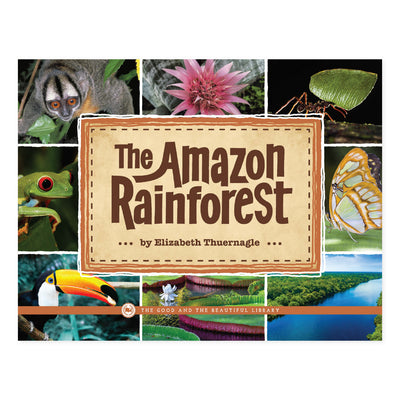 The Amazon Rainforest by Elizabeth Thuernagle book cover | The Good and the Beautiful