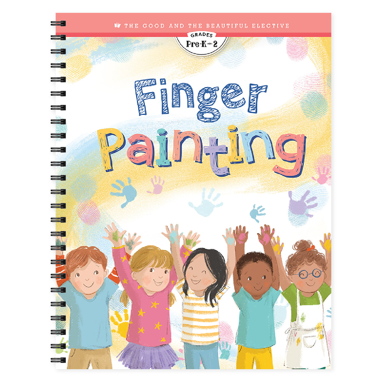 The cover of the electives course book "Finger Painting" for grades PreK-2 | The Good and the Beautiful
