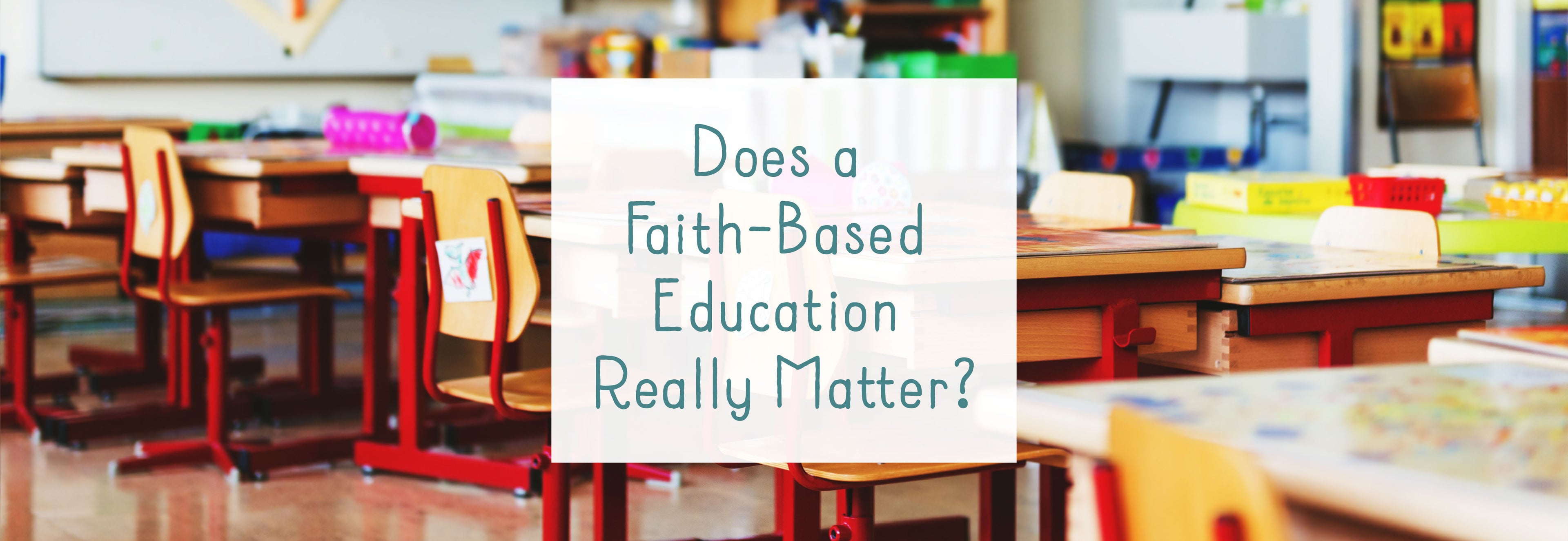 Faith Based Education Banner | The Good and the Beautiful