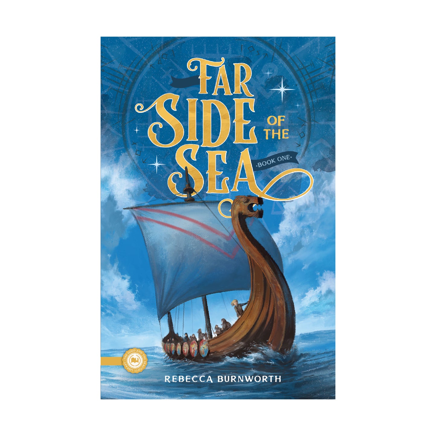 The cover of "Far Side of the Sea" book one by Rebecca Burnworth | The Good and the Beautiful