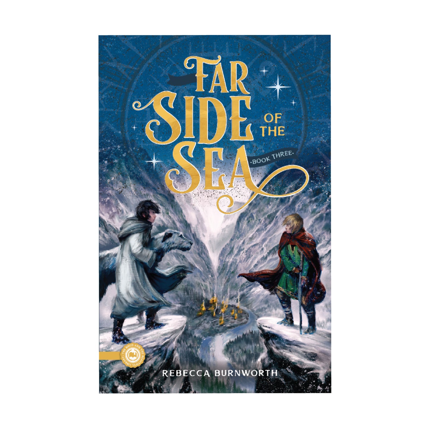 The cover of the book "Far Side of the Sea Book Three" by Rebeccas Burnworth | The Good and the Beautiful