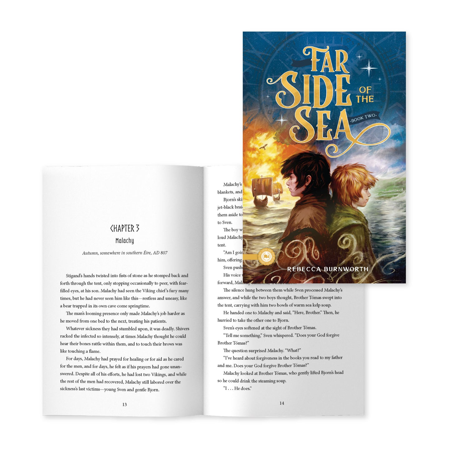 The book "Far Side of the Sea" book two by Rebecca Burnworth with a look at chapter 3 | The Good and the Beautiful
