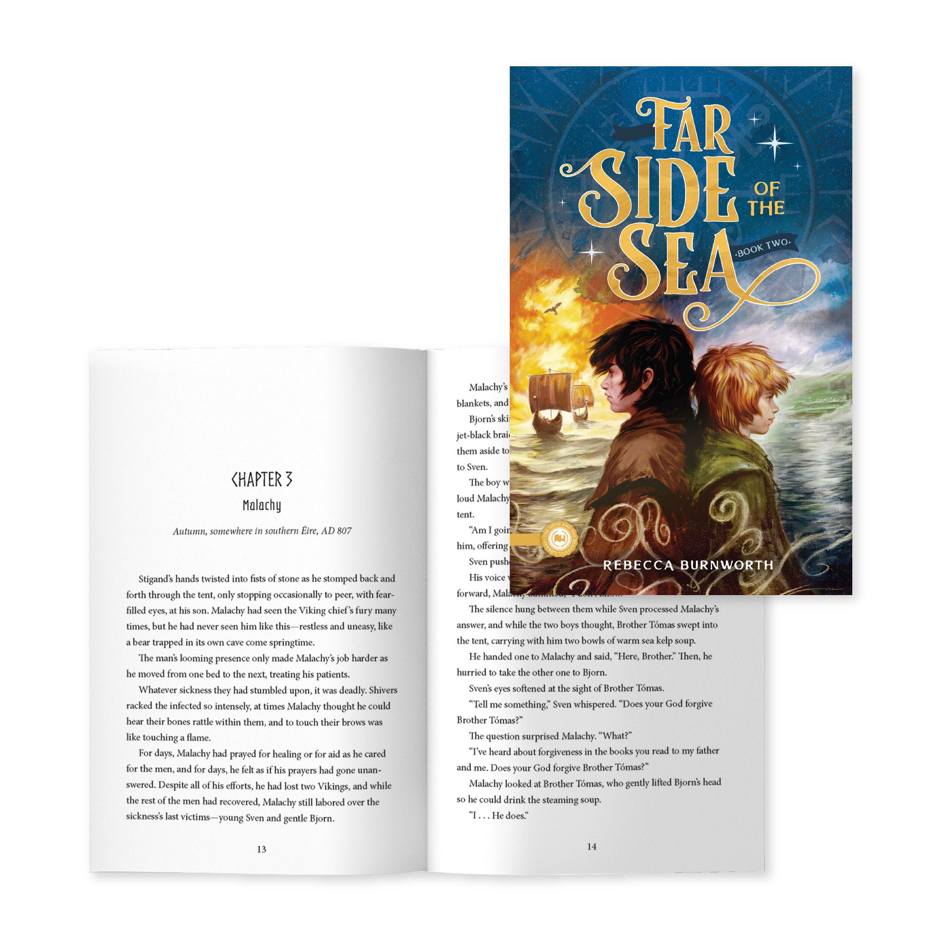 The book "Far Side of the Sea" book two by Rebecca Burnworth with a look at chapter 3 | The Good and the Beautiful