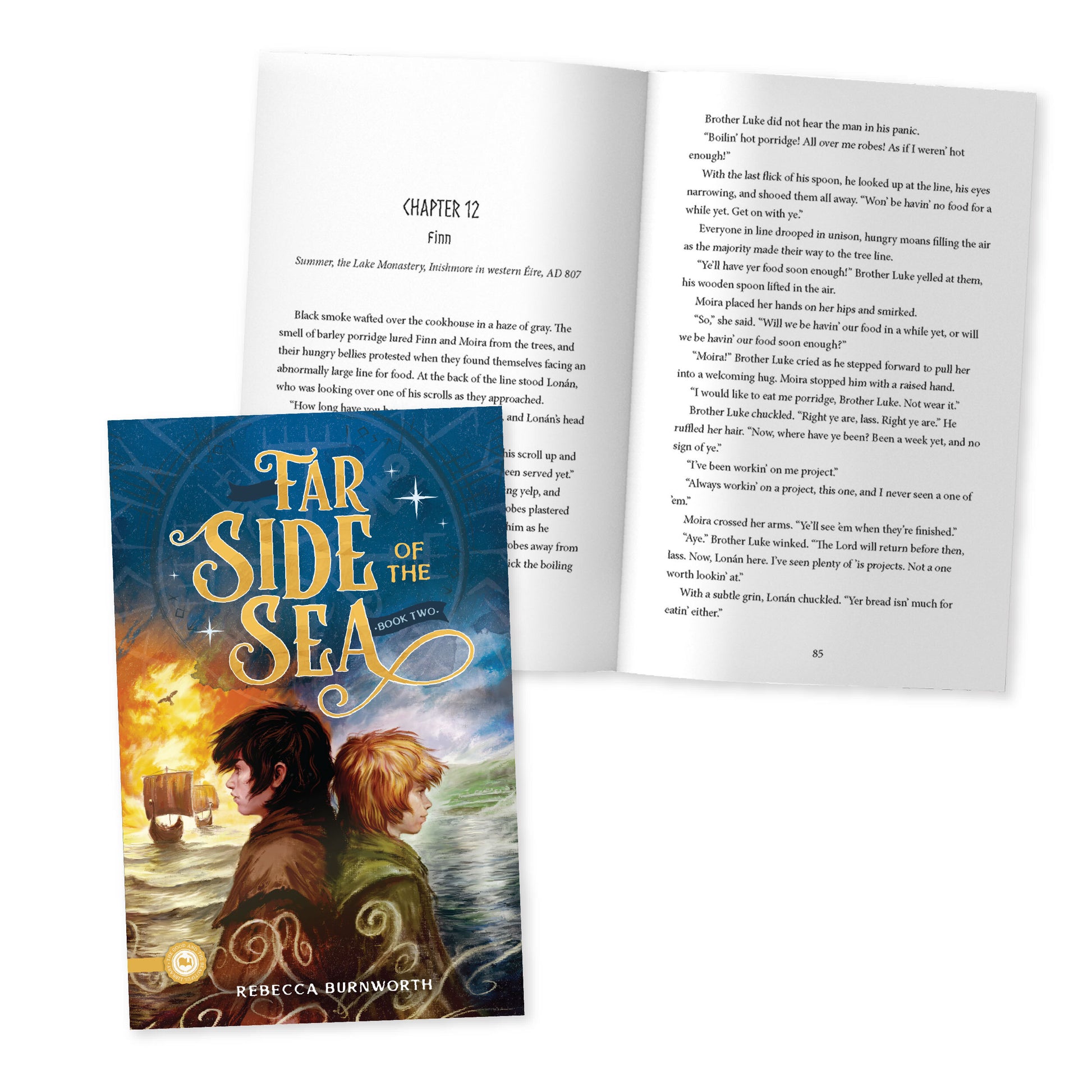 The book "Far Side of the Sea" book two by Rebecca Burnworth and a preview of chapter 12 | The Good and the Beautiful
