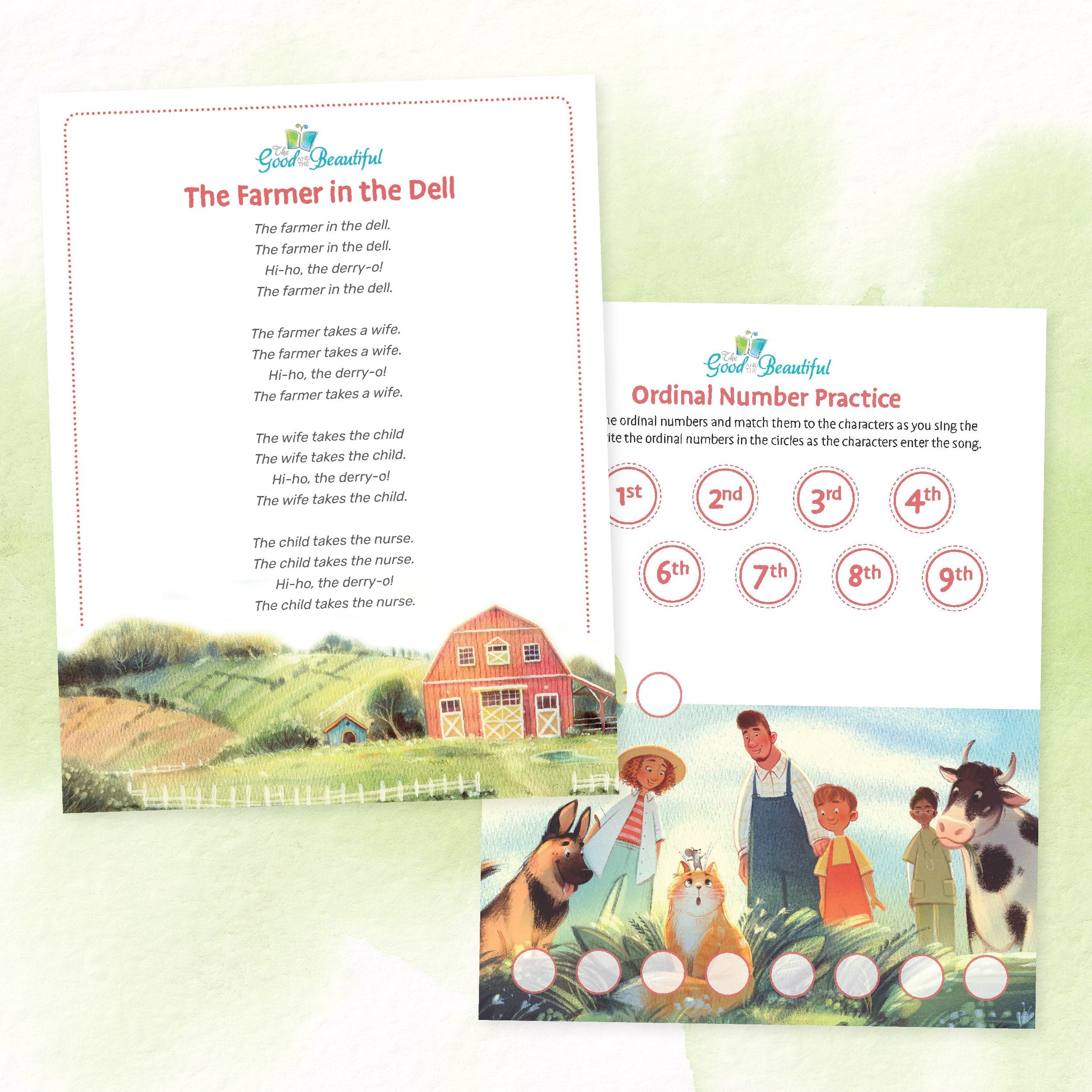 The Farmer in the Dell: Lyrics & Story | The Good and the Beautiful