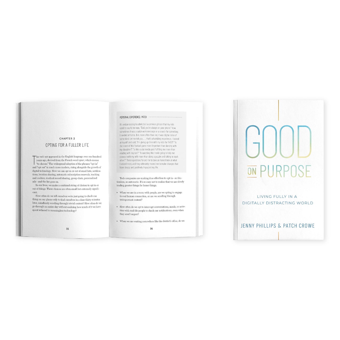 A flatlay next to the book cover for the book "Good on Purpose" | The Good and the Beautiful