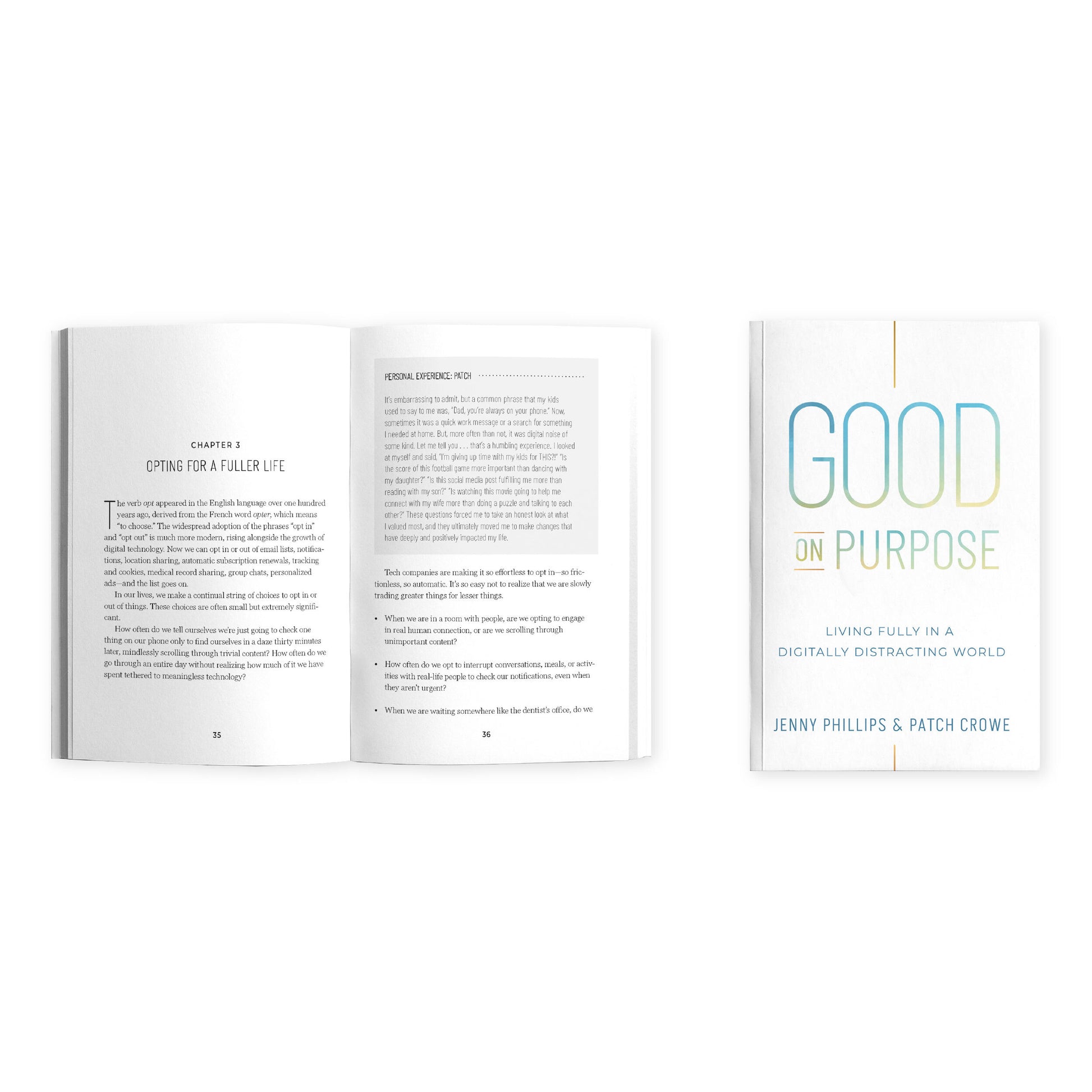 A flatlay next to the book cover for the book "Good on Purpose" | The Good and the Beautiful