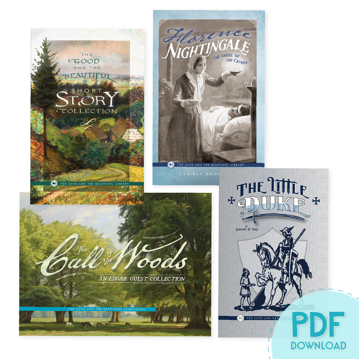 A collage of high school 3 course book pack PDF download | The Good and the Beautiful