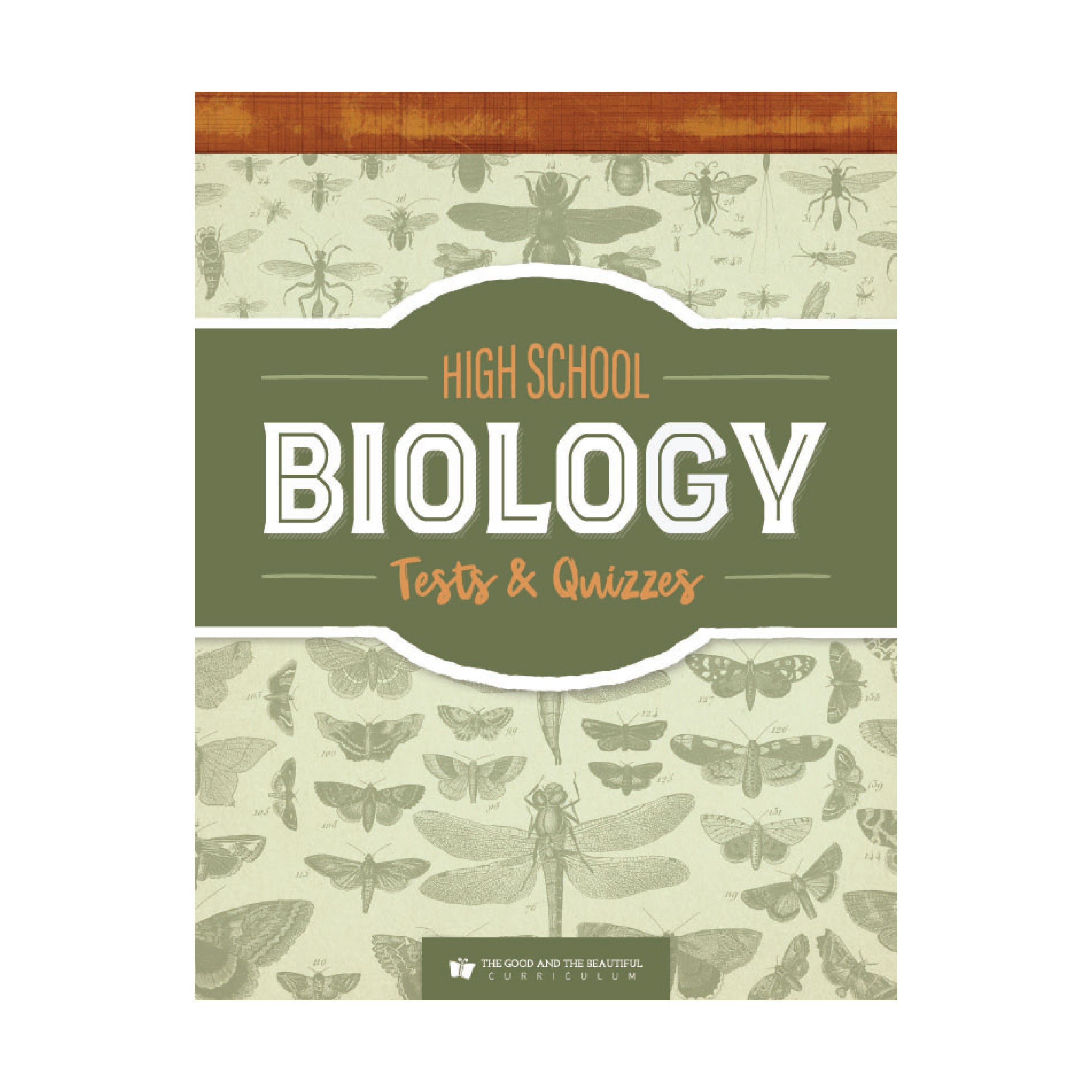High School Biology Tests and Quizzes book cover | The Good and the Beautiful