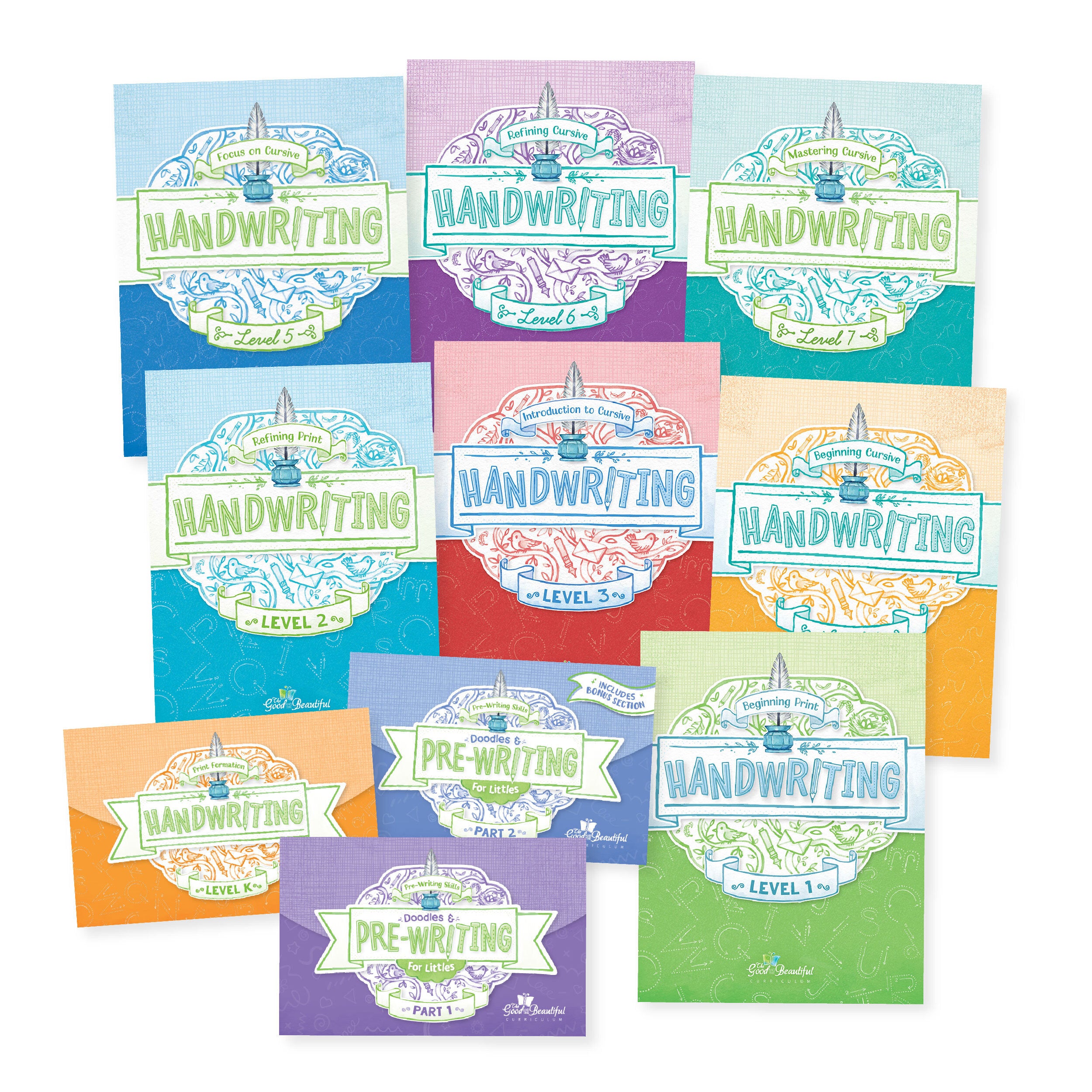 Handwriting Books Cover Banner | The Good and the Beautiful