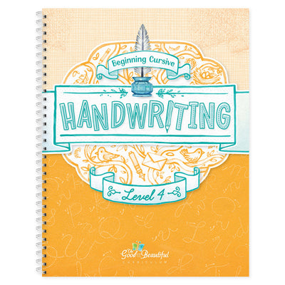 Handwriting Level 4 Cover | The Good and the Beautiful