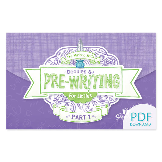 Handwriting PDF Doodles Pre-Writing Part 1 | The Good and the Beautiful