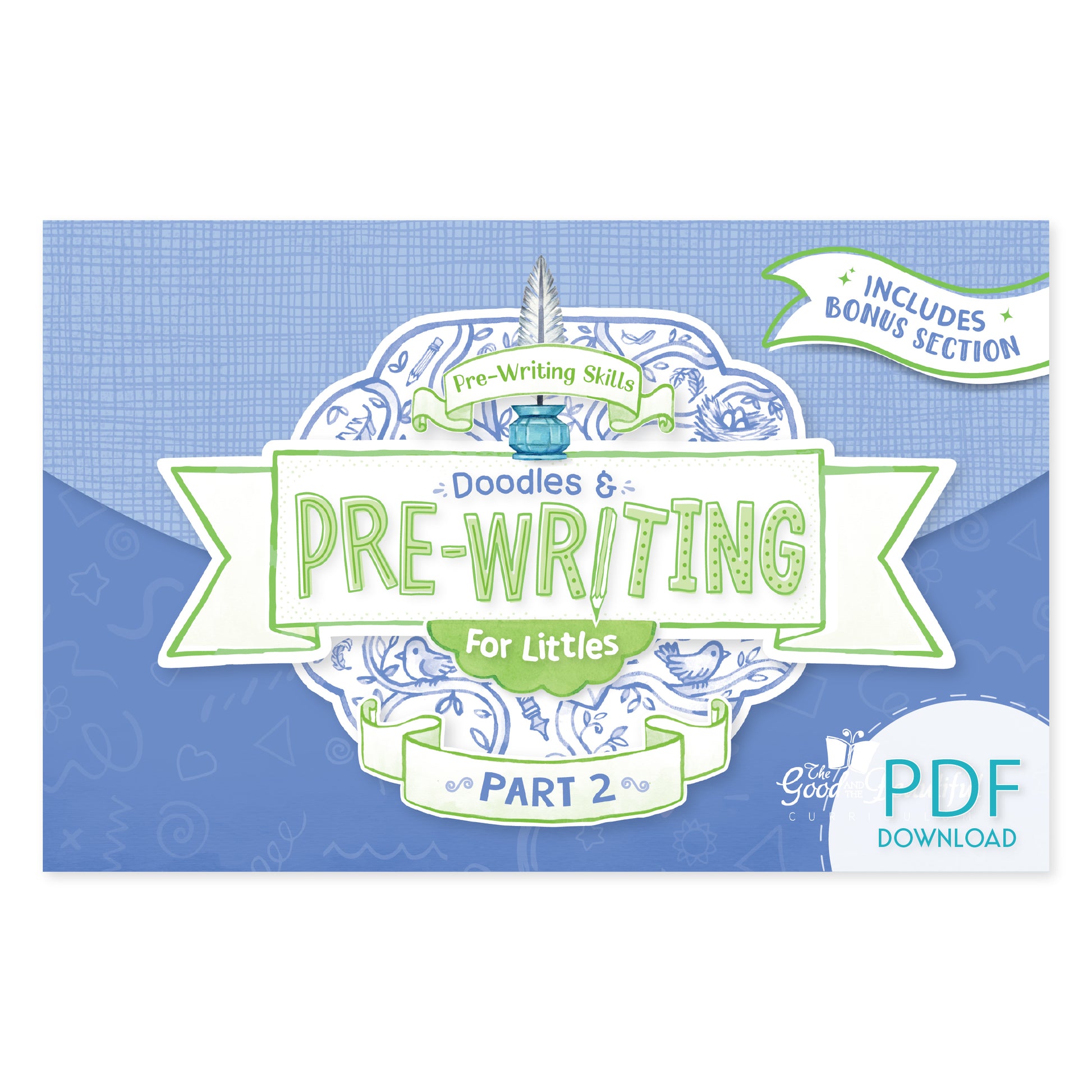 Handwriting PDF Doodles Pre-Writing Part 2 | The Good and the Beautiful