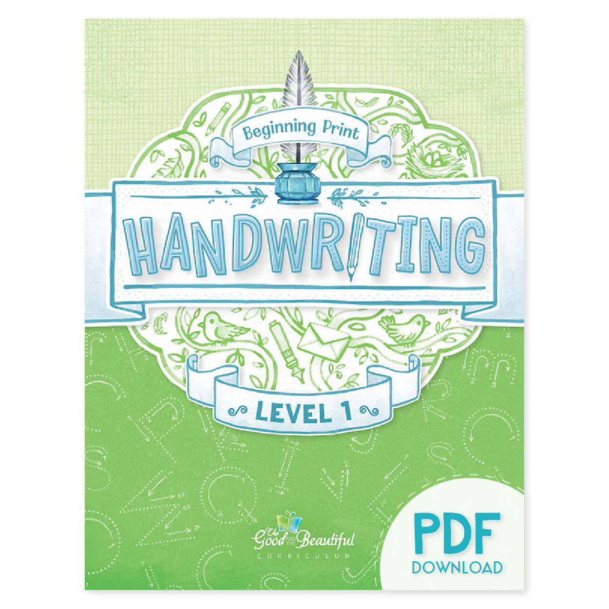 Handwriting PDF Level 1 | The Good and the Beautiful