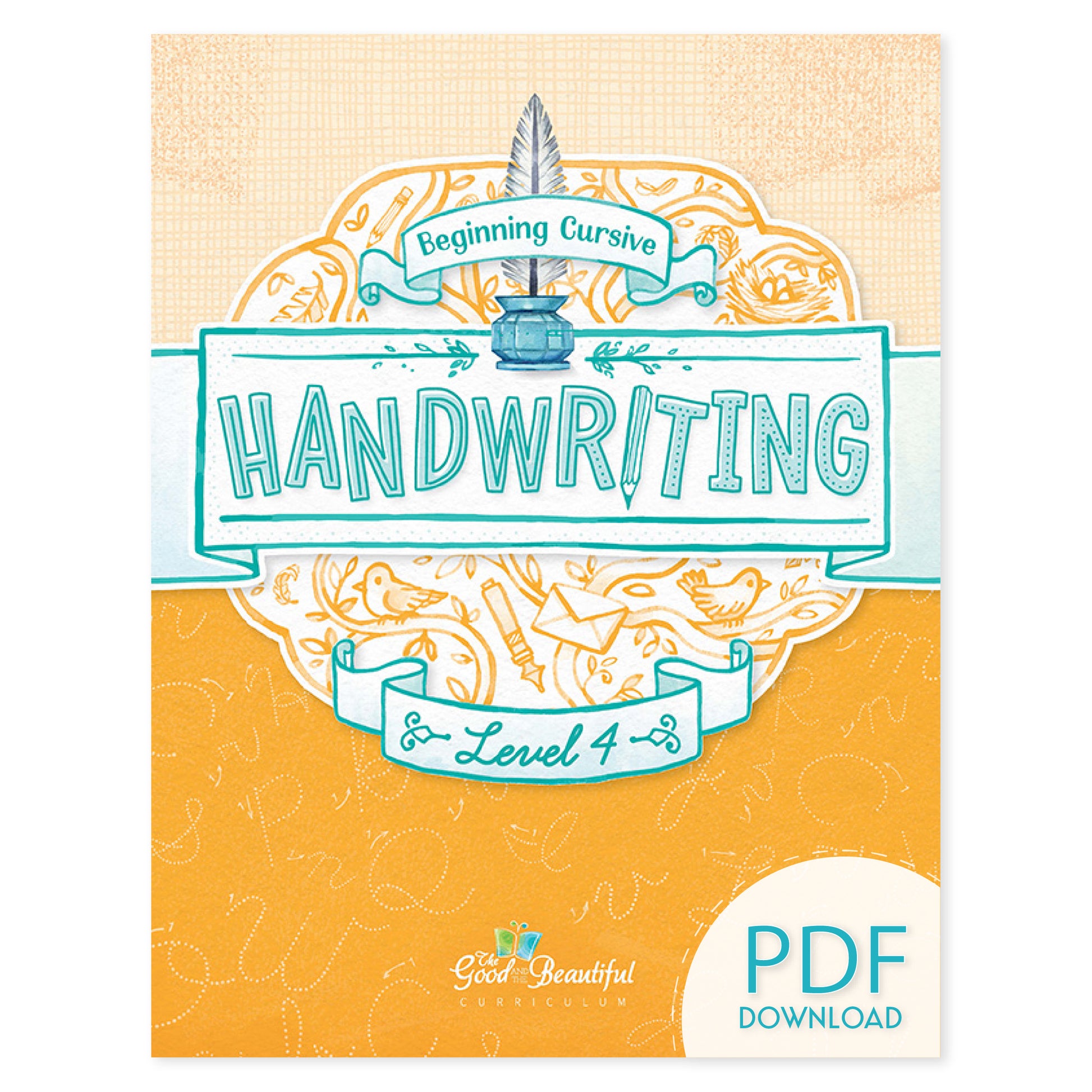 Handwriting PDF Level 4 | The Good and the Beautiful