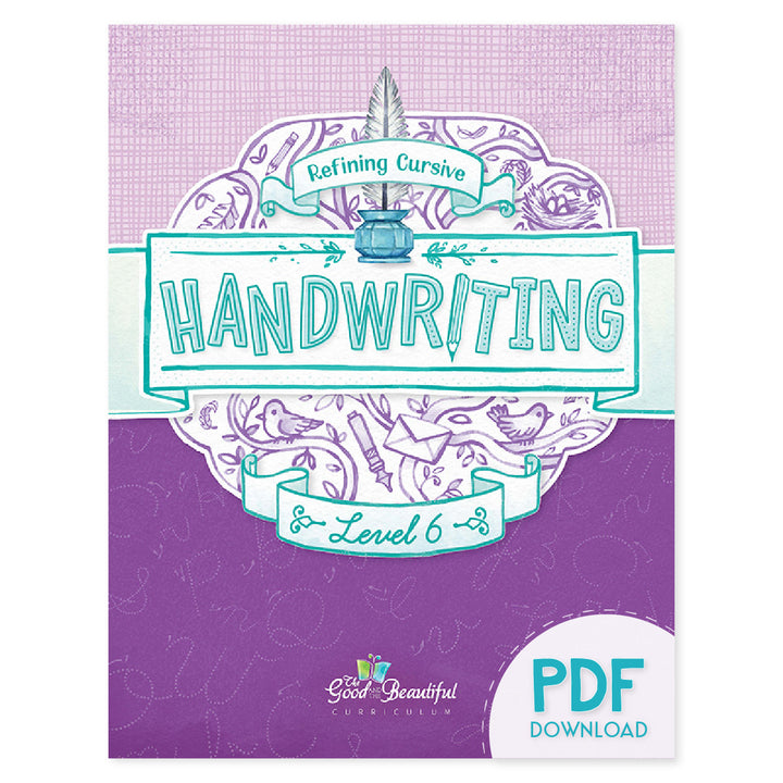 Handwriting PDF Downloads | The Good and the Beautiful