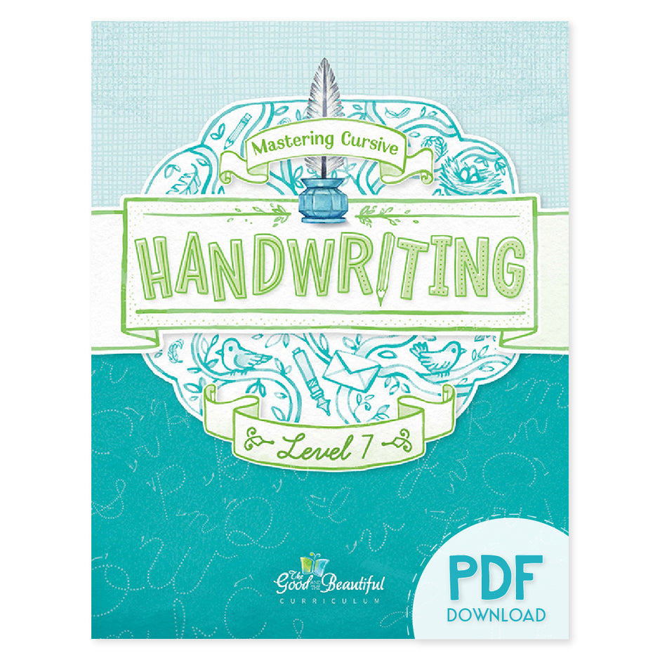 Handwriting PDF Downloads | The Good and the Beautiful