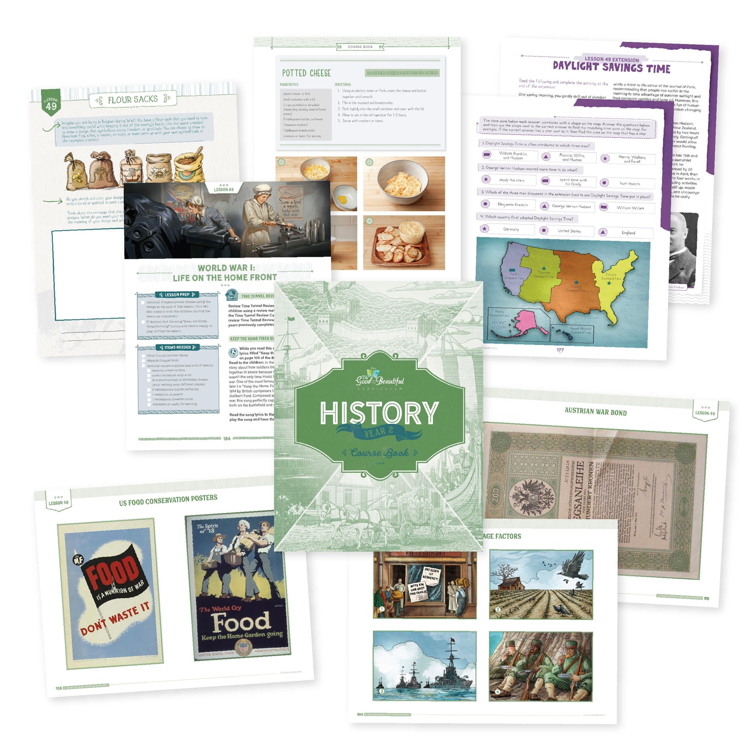 History Year 2 Course Book Pages | The Good and the Beautiful
