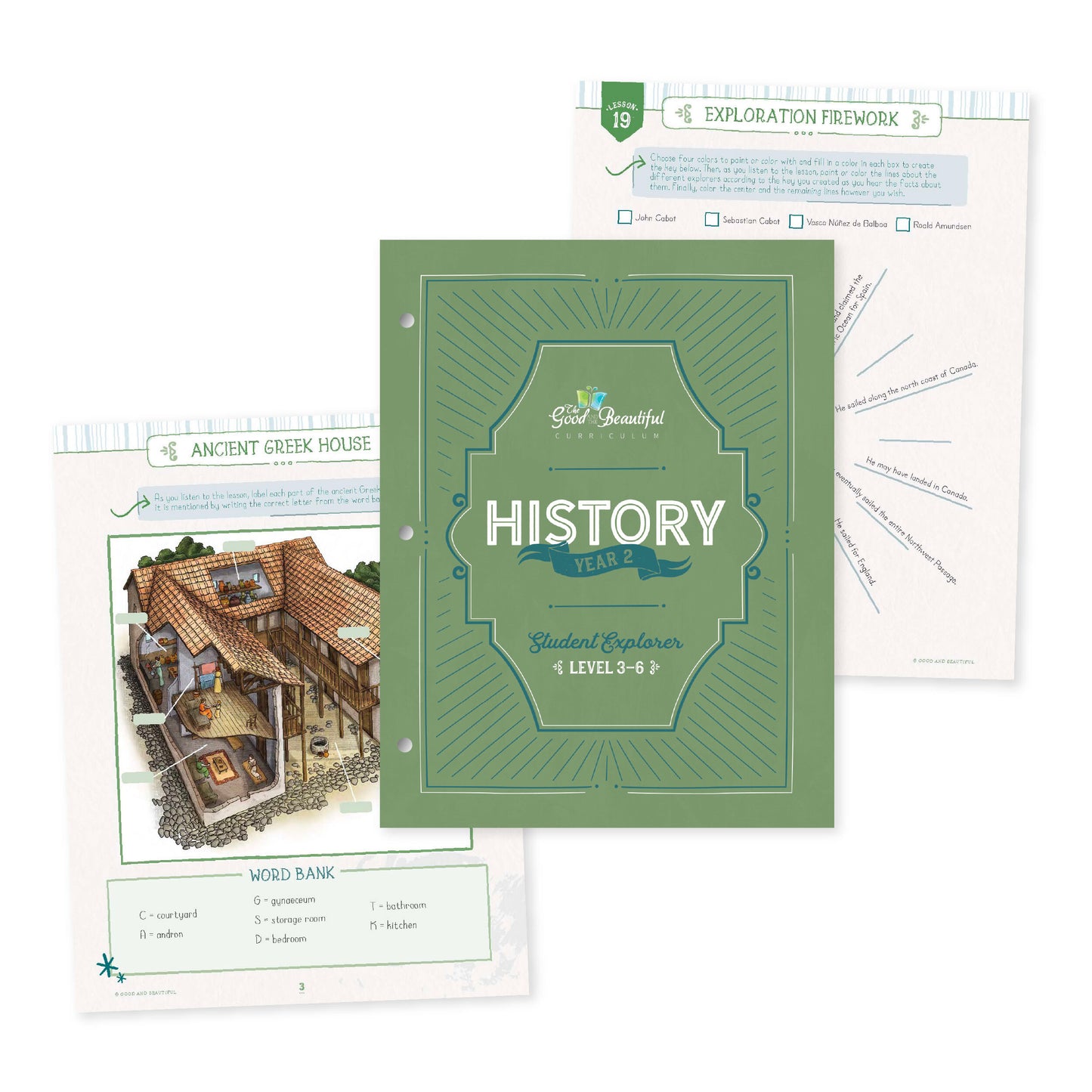 History Year 2 Student Explorer Level 3-6 | The Good and the Beautiful