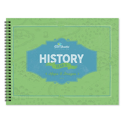The cover of History Year 3 Maps and Images | The Good and the Beautiful