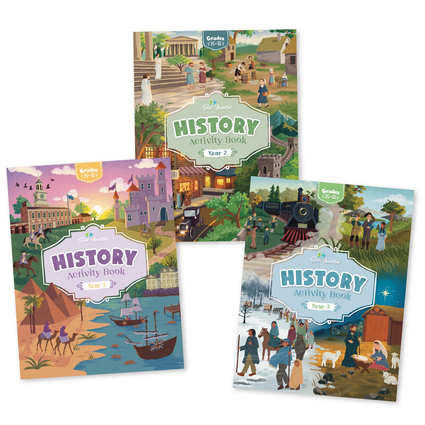History activity books for years 1 through 3 | The Good and the Beautiful