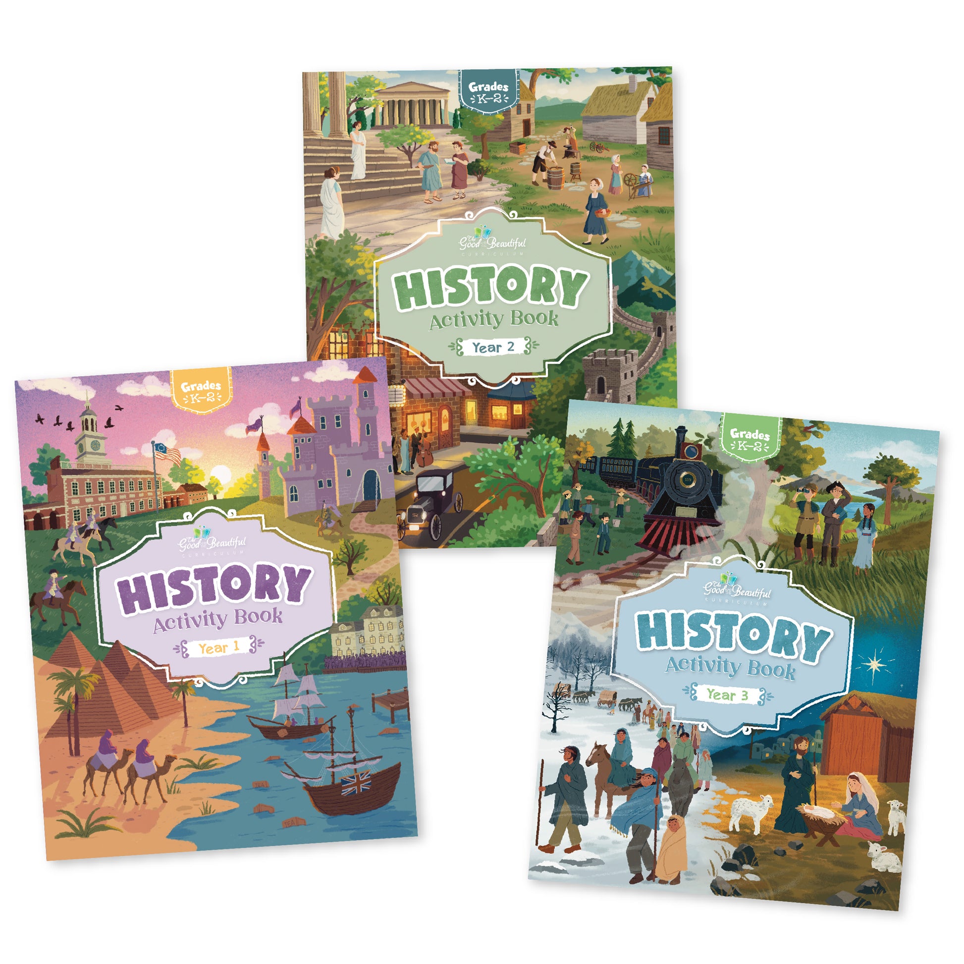 History activity books for years 1 through 3 | The Good and the Beautiful