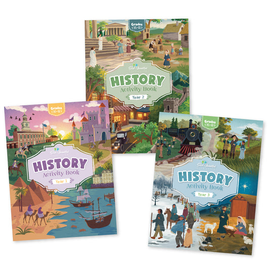 History activity books for years 1 through 3 | The Good and the Beautiful