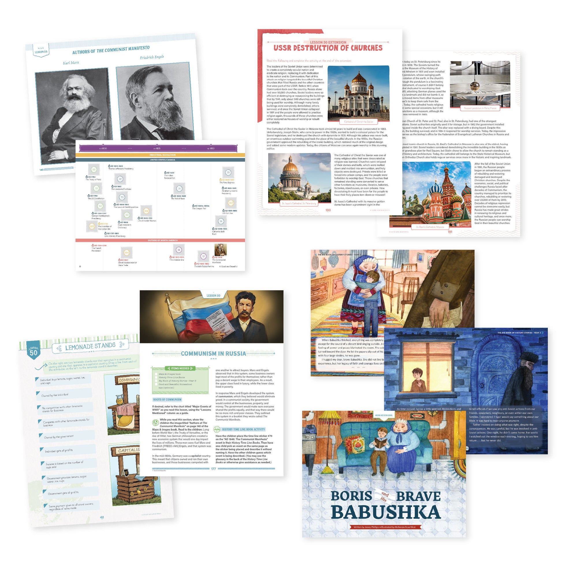 "Boris and his Brave Babushka" book with sample pages | The Good and the Beautiful