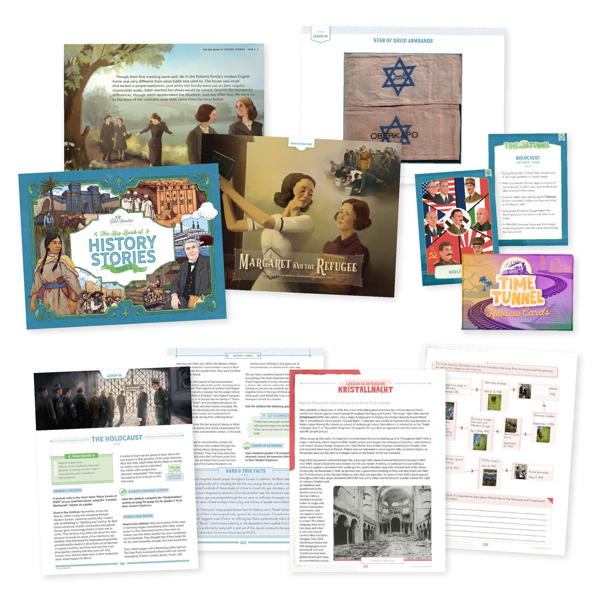 The big book of history stories year 3 with sample pages | The Good and the Beautiful