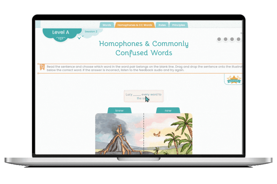 A video from the simple spelling course on homophones | The Good and the Beautiful