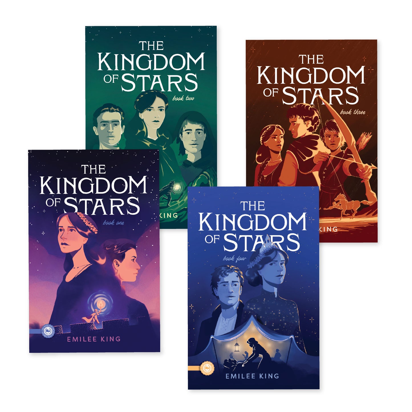 Covers of the book series "The Kingdom of Stars" by Emilee King | The Good and the Beautiful